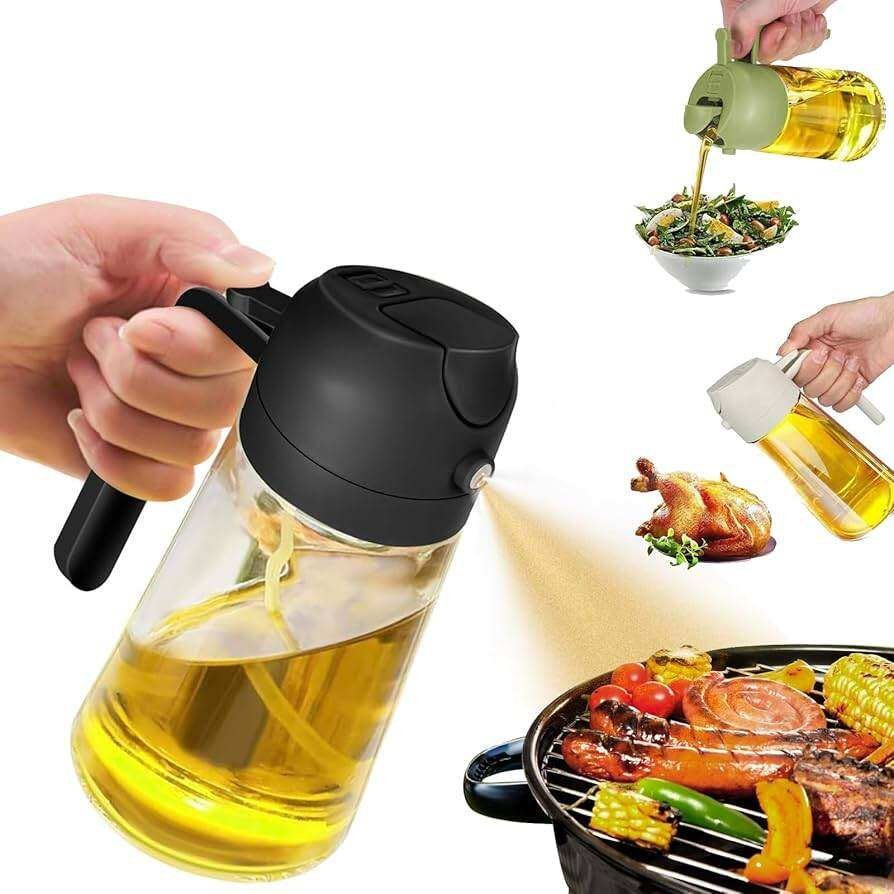 Smart 2-in-1 Glass Oil Pot