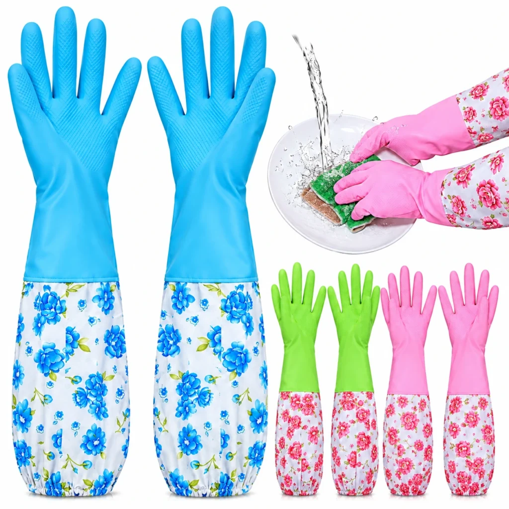 Premium Long Silicone Kitchen Gloves
